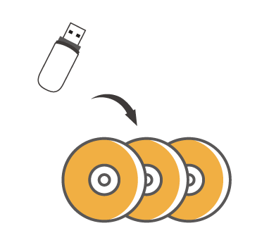 copy usb to disc