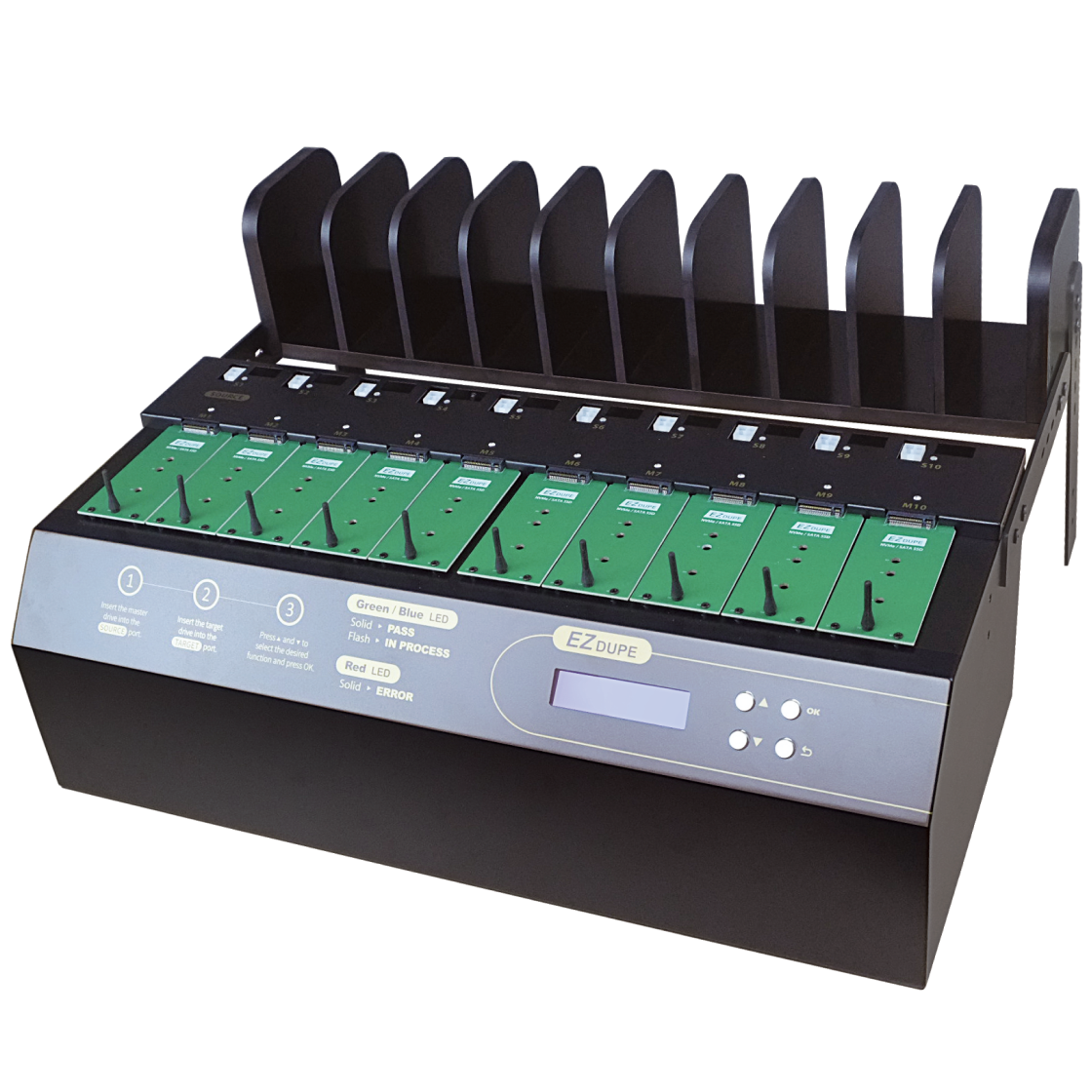 1 to 9 NVMe Duplicator